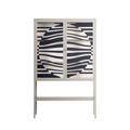 Wave Lens - Loft Cabinet - Oluwasheyi Adebayo - Pebble - Clear glass