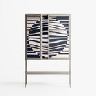 Wave Lens - Loft Cabinet - Oluwasheyi Adebayo - Pebble - Clear glass