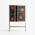 Floral Pipes - Loft Cabinet - Kristin Eriksson - Pebble - Clear glass