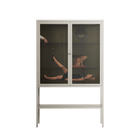 Friday Night Rituals - Loft Cabinet - Kristin Eriksson - Pebble - Clear glass