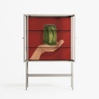 Pickles - Loft Cabinet - Kristin Eriksson - Pebble - Clear glass