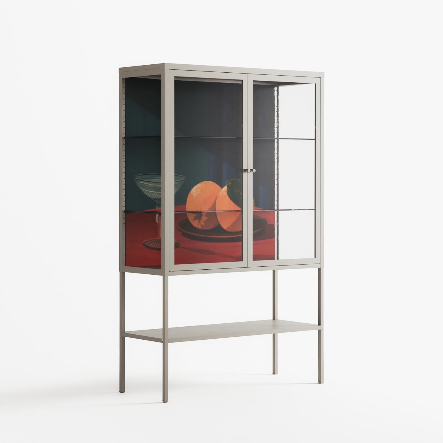 Bubbles & Oranges - Loft Cabinet - Kristin Eriksson - Pebble - Clear glass