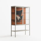 Cat in Chair B - Loft Cabinet - Kristin Eriksson - Pebble - Clear glass