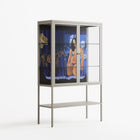 Blue Velvet - Loft Cabinet - Sophie Goudman-Peachey - Pebble - Clear glass