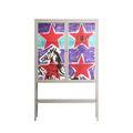 Scenes From - Loft Cabinet - Caitlin Flood-Molyneux - Pebble - Clear glass