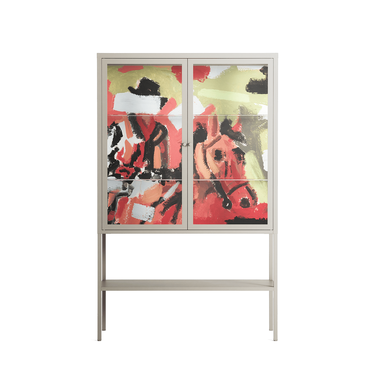 Rogue - Loft Cabinet - Caitlin Flood-Molyneux - Pebble - Clear glass