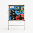 Staying Grounded - Loft Cabinet - Caitlin Flood-Molyneux - Pebble - Clear glass