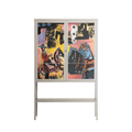 Deadlock - Loft Cabinet - Caitlin Flood-Molyneux - Pebble - Clear glass