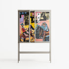 Deadlock - Loft Cabinet - Caitlin Flood-Molyneux - Pebble - Clear glass