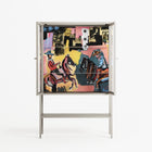 Deadlock - Loft Cabinet - Caitlin Flood-Molyneux - Pebble - Clear glass