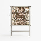 Delight Pink - Loft Cabinet - Diana Catchpole - Pebble - Clear glass