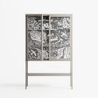 Flight Of Fancy - Loft Cabinet - Diana Catchpole - Pebble - Clear glass