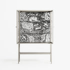 Flight Of Fancy - Loft Cabinet - Diana Catchpole - Pebble - Clear glass
