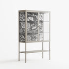 Flight Of Fancy - Loft Cabinet - Diana Catchpole - Pebble - Clear glass