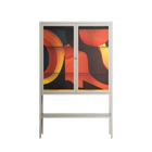 Swift - Loft Cabinet - Rikki Hewitt - Pebble - Clear glass