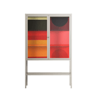 Turnstile - Loft Cabinet - Rikki Hewitt - Pebble - Clear glass