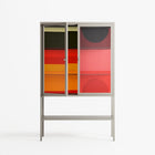 Turnstile - Loft Cabinet - Rikki Hewitt - Pebble - Clear glass
