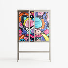 Sansone - Loft Cabinet - Maddalena Fanfani - Pebble - Clear glass