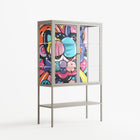 Sansone - Loft Cabinet - Maddalena Fanfani - Pebble - Clear glass