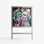 Bobsan - Loft Cabinet - Maddalena Fanfani - Pebble - Clear glass