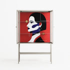Unseen In Plain Sight - Loft Cabinet - Mathilda Kienast - Pebble - Clear glass