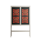 Berry Branch - Loft Cabinet - Ethan Fender - Pebble - Clear glass