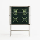Evergreen Stag - Loft Cabinet - Ethan Fender - Pebble - Clear glass