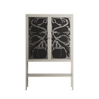 Black Potted Plant - Loft Cabinet - Konrad Blaszczyk - Pebble - Overlay Glass