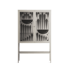 Black Fern - Loft Cabinet - Konrad Blaszczyk - Pebble - Overlay Glass