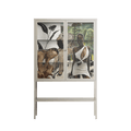 As The Rain Falls - Loft Cabinet - Sophie Goudman-Peachey - Pebble - Clear glass