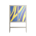 Blue Gale - Loft Cabinet - Oluwaseyi Samuel Adebayo - Pebble - Overlay Glass