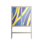 Blue Gale - Loft Cabinet - Oluwaseyi Samuel Adebayo - Pebble - Overlay Glass