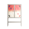 Parallel Mirage - Loft Cabinet - Oluwaseyi Samuel Adebayo  - Pebble - Overlay Glass