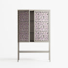 Floating Blossom Pattern - Loft Cabinet - Raissa Oltmanns - Pebble - Overlay Glass