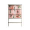 Woman at the Beach - Loft Cabinet - Raissa Oltmanns - Pebble - Clear glass