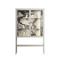 Oberon and Elgar - Loft Cabinet - Naia Escribano - Pebble - Clear glass