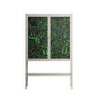 Wottosque Green - Loft Cabinet - Craig Watkins - Pebble - Clear glass