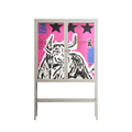 The Ringmaster - Loft Cabinet - Caitlin Flood-Molyneux - Pebble - Clear glass