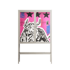 The Ringmaster - Loft Cabinet - Caitlin Flood-Molyneux - Pebble - Clear glass