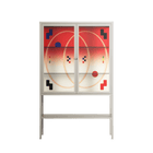 Parallel Mirage - Loft Cabinet - Oluwasheyi Adebayo - Pebble - Clear glass