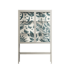 Ode to Summer 3 - Loft Cabinet - Diana Catchpole - Pebble - Clear glass