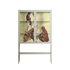 Can You Face It - Loft Cabinet - Sophie Goudman-Peachey - Pebble - Clear glass