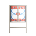 Velvet Dusk - Loft Cabinet - Oluwaseyi Samuel Adebayo - Pebble - Overlay Glass