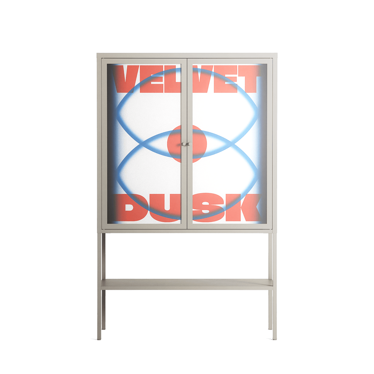 Velvet Dusk - Loft Cabinet - Oluwaseyi Samuel Adebayo - Pebble - Overlay Glass