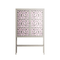 Floating Blossom Pattern - Loft Cabinet - Raissa Oltmanns - Pebble - Overlay Glass