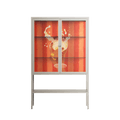 Drink And Cherries - Loft Cabinet - Raissa Oltmanns - Pebble - Clear glass