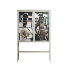 Dreaming With Open Eyes - Loft Cabinet - Sophie Goudman-Peachey - Pebble - Clear glass