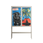 Staying Grounded - Loft Cabinet - Caitlin Flood-Molyneux - Pebble - Clear glass