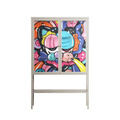 Sansone - Loft Cabinet - Maddalena Fanfani - Pebble - Clear glass