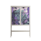 A Bridge Across Time 3 - Loft Cabinet - Nick Liefhebber - Pebble - Clear glass